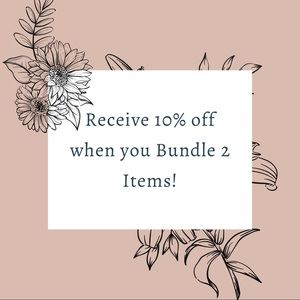 Bundle 2 for 10% off